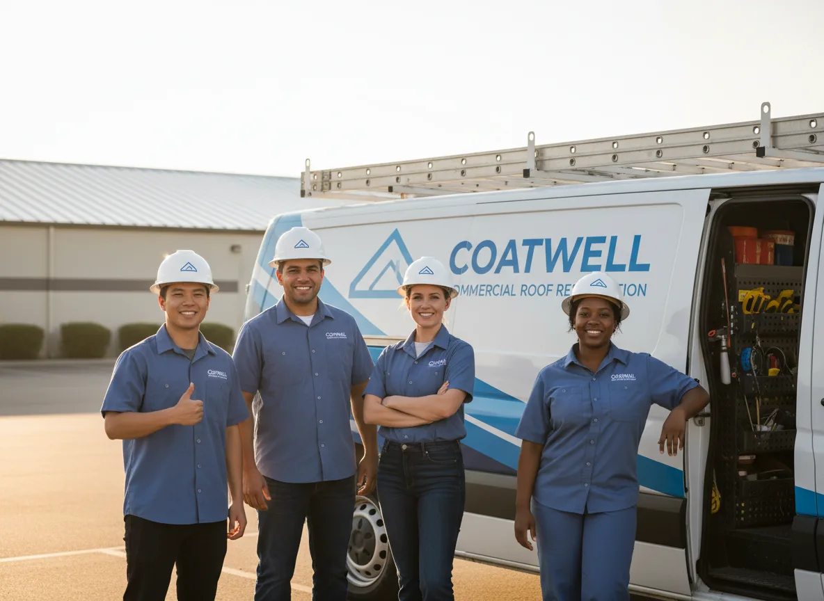 Commercial roof coating company in Brogue, PA